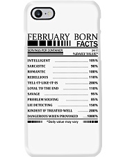 February born fact Phone Case tile