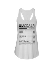 February born fact Ladies Flowy Tank tile