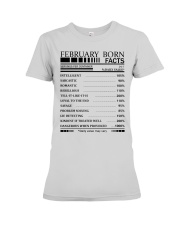 February born fact Premium Fit Ladies Tee tile