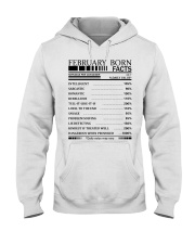 February born fact Hooded Sweatshirt tile