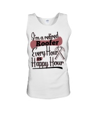 i am a retired roofer every hour Unisex Tank tile