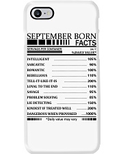 September born fact Phone Case tile