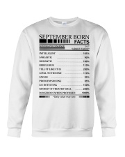 September born fact Crewneck Sweatshirt tile