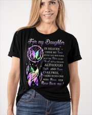 For my daughter in heaven I hide my tears Classic T-Shirt apparel-classic-tshirt-lifestyle-front-101