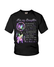 For my daughter in heaven I hide my tears Youth T-Shirt tile
