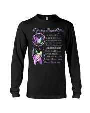 For my daughter in heaven I hide my tears Long Sleeve Tee tile