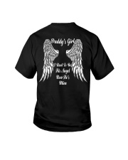 Daddy's girl i used to be his angel now he's mine Youth T-Shirt tile