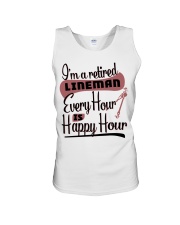 i am a retired every Unisex Tank tile