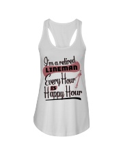 i am a retired every Ladies Flowy Tank tile