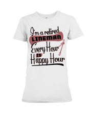 i am a retired every Premium Fit Ladies Tee tile