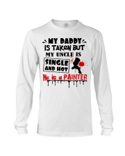 painter my daddy is taken Long Sleeve Tee tile