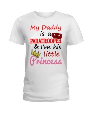 my daddy is a paratrooper Ladies T-Shirt tile