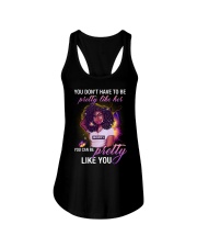 You don't have to be pretty Ladies Flowy Tank tile