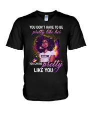 You don't have to be pretty V-Neck T-Shirt tile