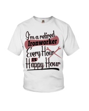 i am a retired ironwoker every Youth T-Shirt tile