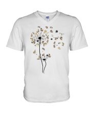 Dandelion sheep V-Neck T-Shirt tile