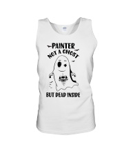 not a ghost PAINTER but dead insde Unisex Tank tile