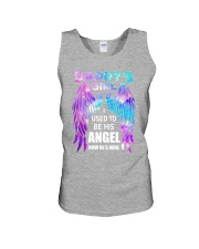 Daddy's girl I used to his angel now he's mine Unisex Tank tile