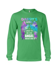 Daddy's girl I used to his angel now he's mine Long Sleeve Tee tile