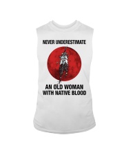 Never underestimate Woman native blood Sleeveless Tee tile