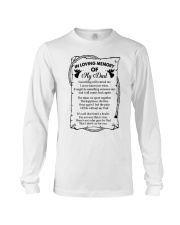 in loving memory of dad Long Sleeve Tee tile