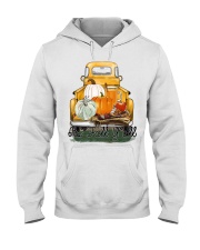 Halloween its fall y'all Hooded Sweatshirt tile