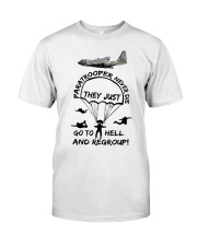 paratrooper never die Premium Fit Mens Tee tile