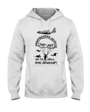 paratrooper never die Hooded Sweatshirt tile