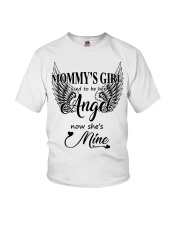 Mommy's girl i used to be his angel now she's mine Youth T-Shirt tile