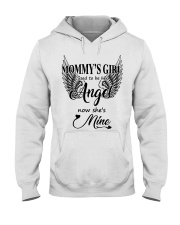 Mommy's girl i used to be his angel now she's mine Hooded Sweatshirt tile