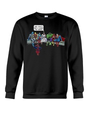 Thats How I Saved The World Jesus Superheros Crewneck Sweatshirt thumbnail