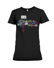 Thats How I Saved The World Jesus Superheros Premium Fit Ladies Tee thumbnail
