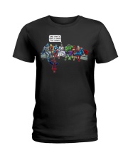 Thats How I Saved The World Jesus Superheros Ladies T-Shirt thumbnail