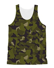 The Swedish M90 woodland camouflage All-over Unisex Tank front