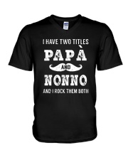 I have two titles Papaf and Nonno V-Neck T-Shirt thumbnail