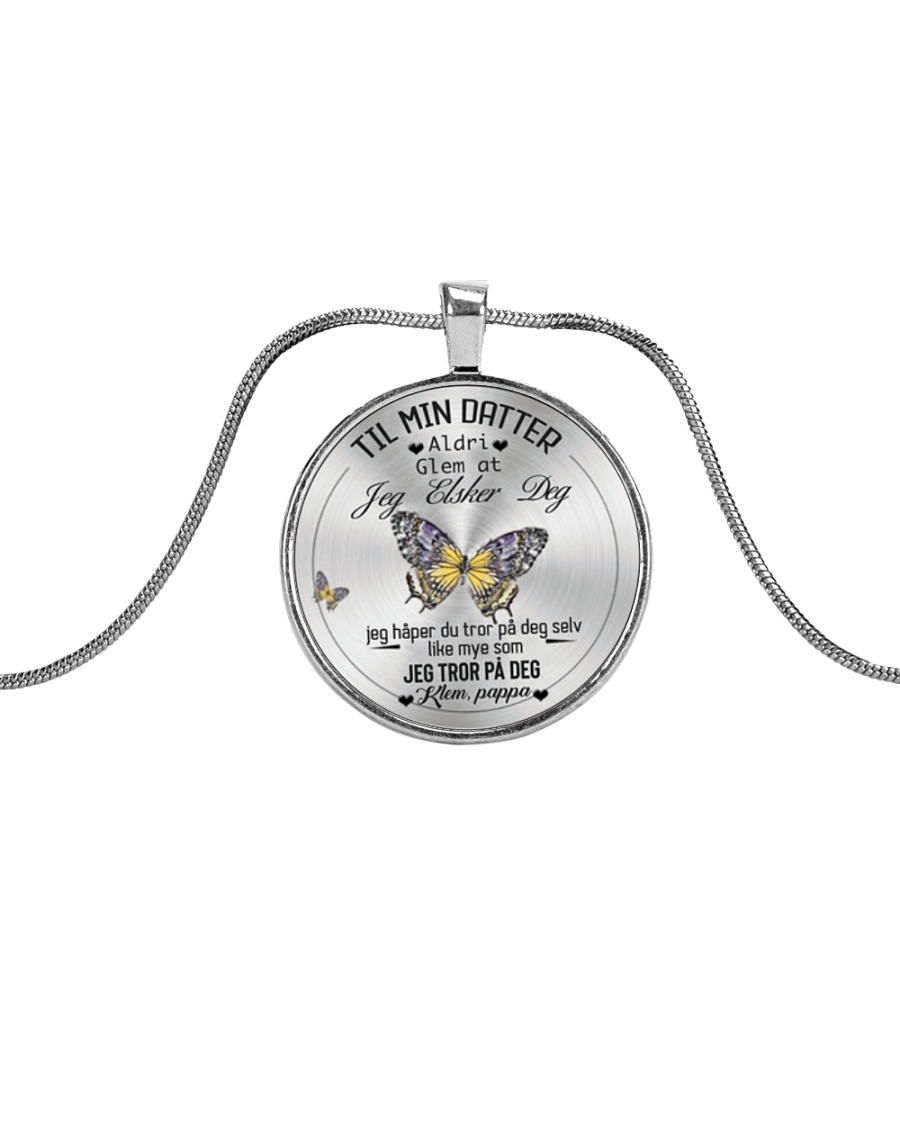 TILL MIN DOTTER Metallic Circle Necklace