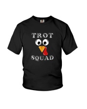 TURKEY TROT SQUAD THANKSGIVING TURKEY SHIRT Youth T-Shirt thumbnail
