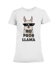 No Prob-Llama T-Shirt Premium Fit Ladies Tee thumbnail