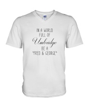 IN A WORLD FULL OF UMBRIDGE BE A SHIRT V-Neck T-Shirt thumbnail