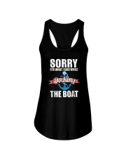 Sorry For What I Said While Docking The Boat Shirt Ladies Flowy Tank thumbnail