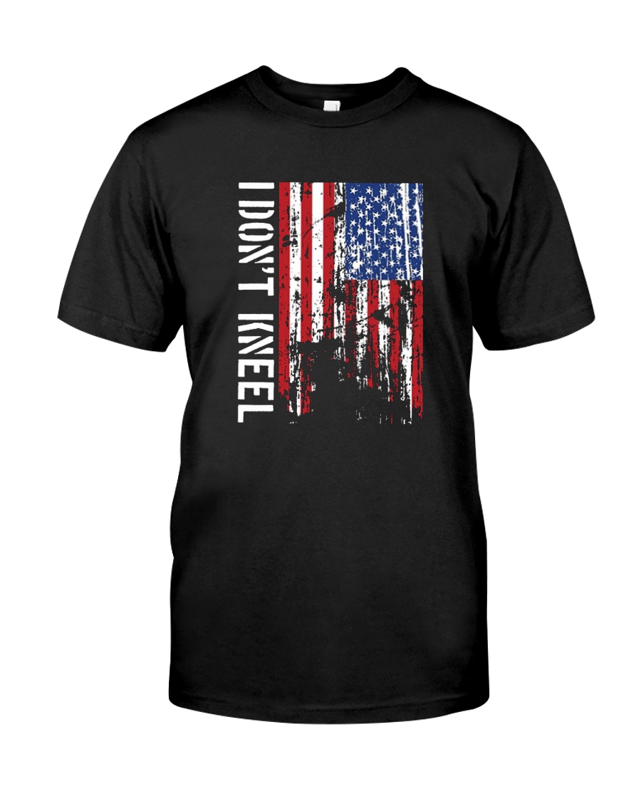 THIS VETERAN DOESN'T KNEEL T SHIRT Classic T-Shirt