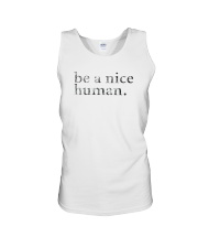 Be A Nice Human Shirts Unisex Tank thumbnail