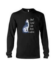 JUST A GIRL WHO LOVES WOLVES SHIRT Long Sleeve Tee thumbnail