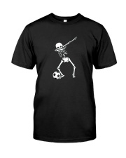 HALLOWEEN DABBING SKELETON SOCCER T-SHIRT Premium Fit Mens Tee thumbnail