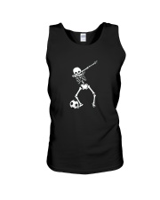 HALLOWEEN DABBING SKELETON SOCCER T-SHIRT Unisex Tank thumbnail