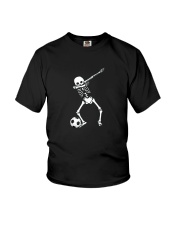 HALLOWEEN DABBING SKELETON SOCCER T-SHIRT Youth T-Shirt thumbnail