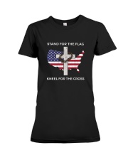 PATRIOTIC STAND FOR THE FLAG KNEEL SHIRT Premium Fit Ladies Tee thumbnail