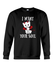 HALLOWEEN DEVIL CAT T-SHIRT Crewneck Sweatshirt thumbnail