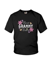 BEST GRAMMY EVER FLORAL T-SHIRT Youth T-Shirt thumbnail