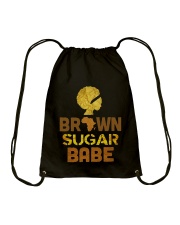 Brown Sugar Babe Melanin t-Shirt Drawstring Bag thumbnail
